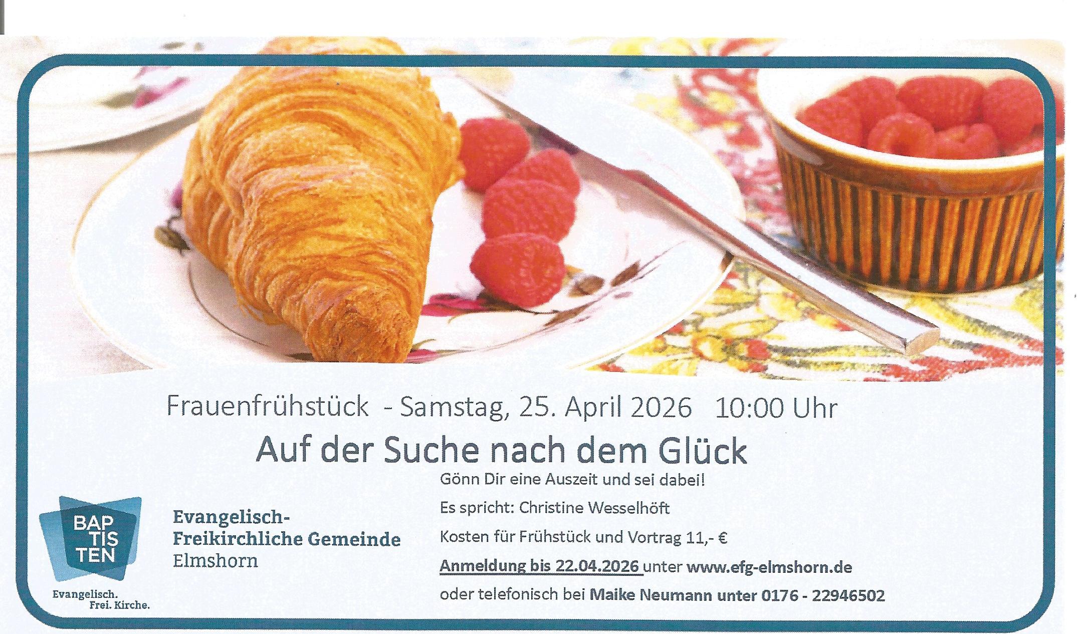 Frauenfrühstück: Auf der Suche nach dem Glück
